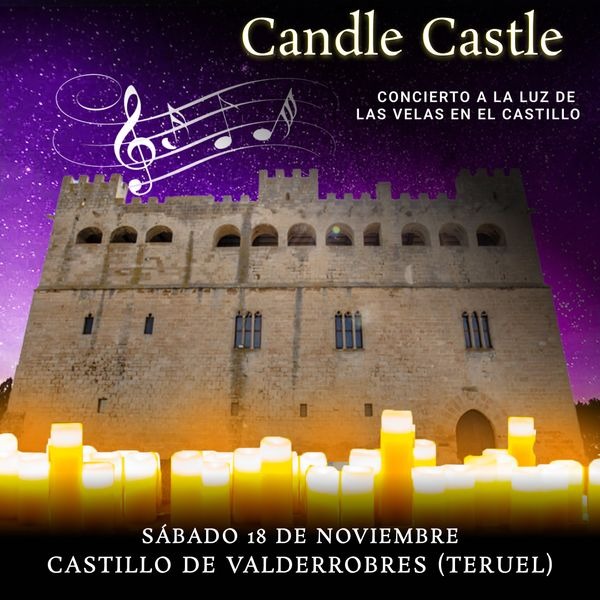 cartel concierto en el castillo de valderrobres